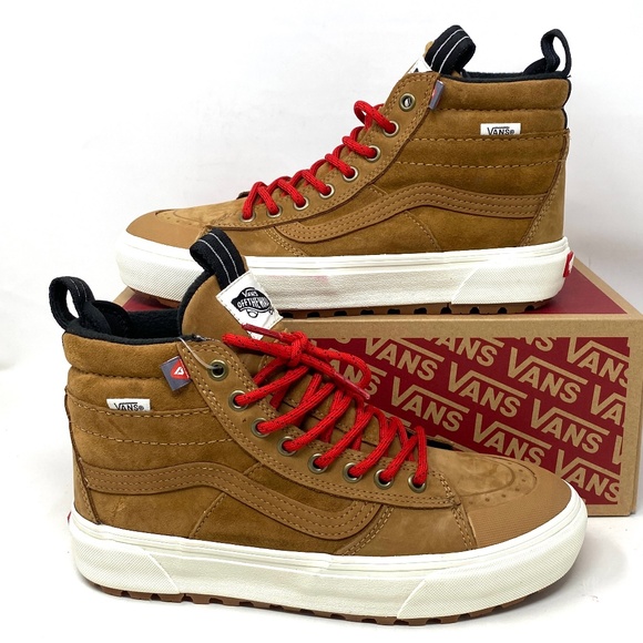 VANS Sk8-Hi MTE-2 High Top Suede Lights Brown Women's Size Sneakers VN0007NKGWU - Picture 3 of 9